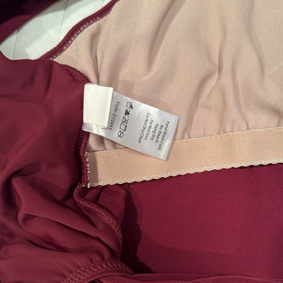 Balera Wine Red Sleeveless Mini Dress - Picture 3 of 6